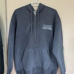 Official Taylor Swift 1989 (TV) Gray Zip-Up Hoodie